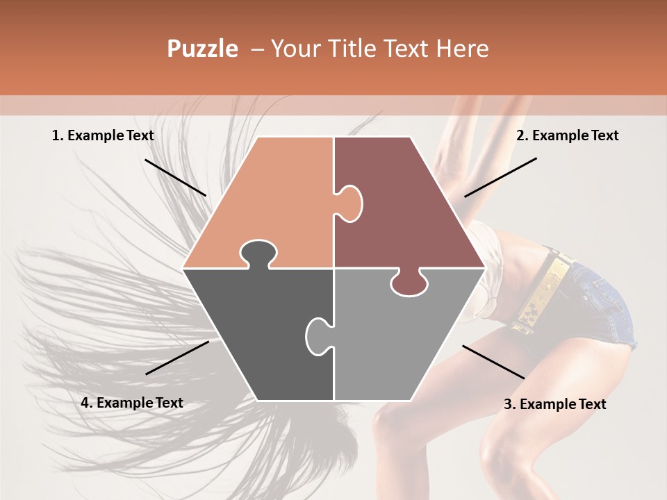 Pose Fashion Figure PowerPoint Template