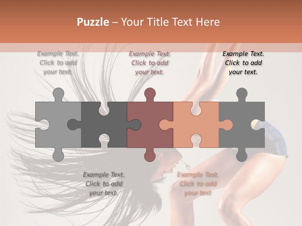 Pose Fashion Figure PowerPoint Template