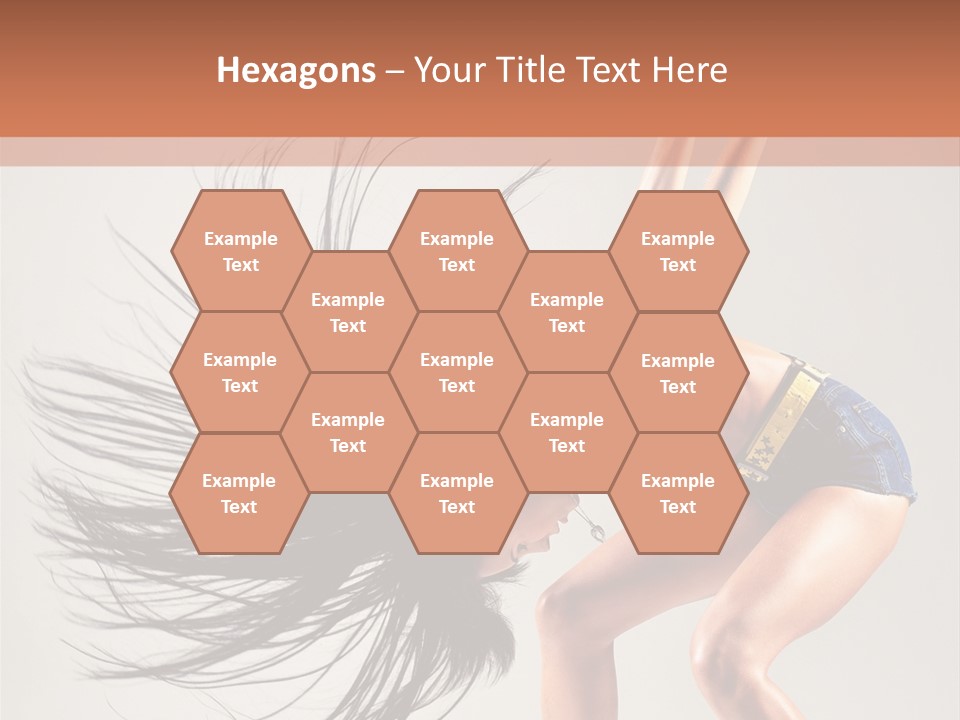 Pose Fashion Figure PowerPoint Template