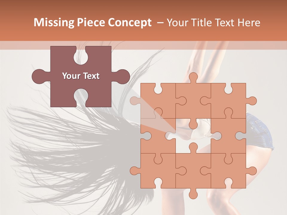 Pose Fashion Figure PowerPoint Template