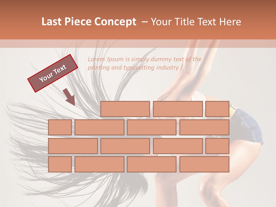 Pose Fashion Figure PowerPoint Template