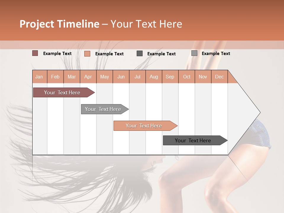 Pose Fashion Figure PowerPoint Template