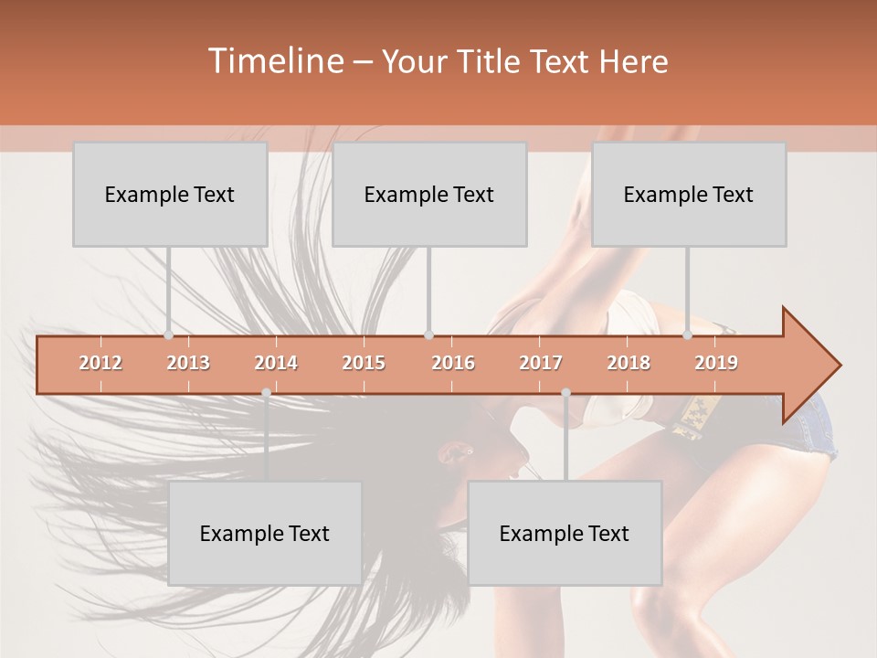 Pose Fashion Figure PowerPoint Template