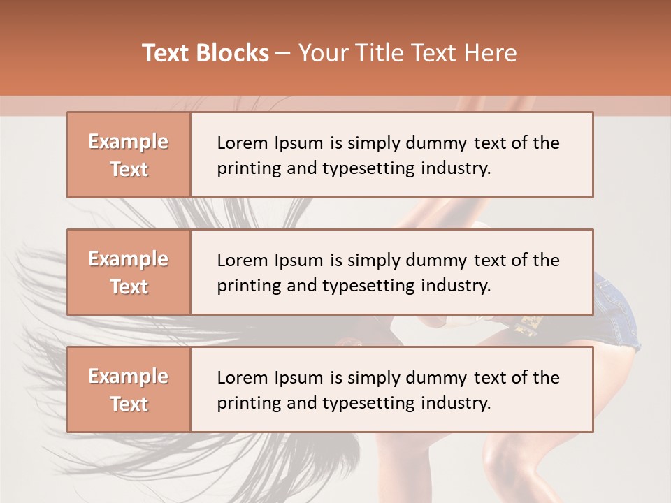 Pose Fashion Figure PowerPoint Template