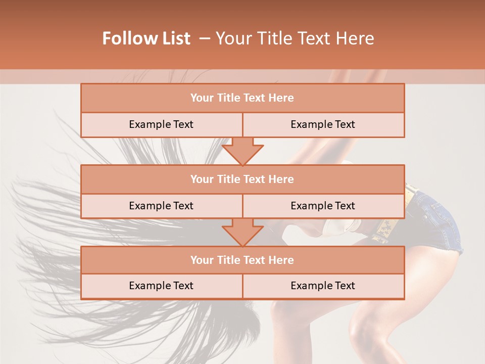 Pose Fashion Figure PowerPoint Template
