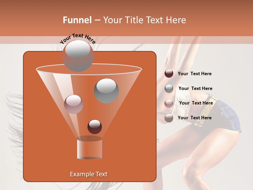 Pose Fashion Figure PowerPoint Template