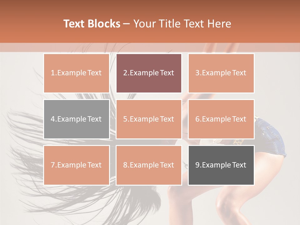 Pose Fashion Figure PowerPoint Template