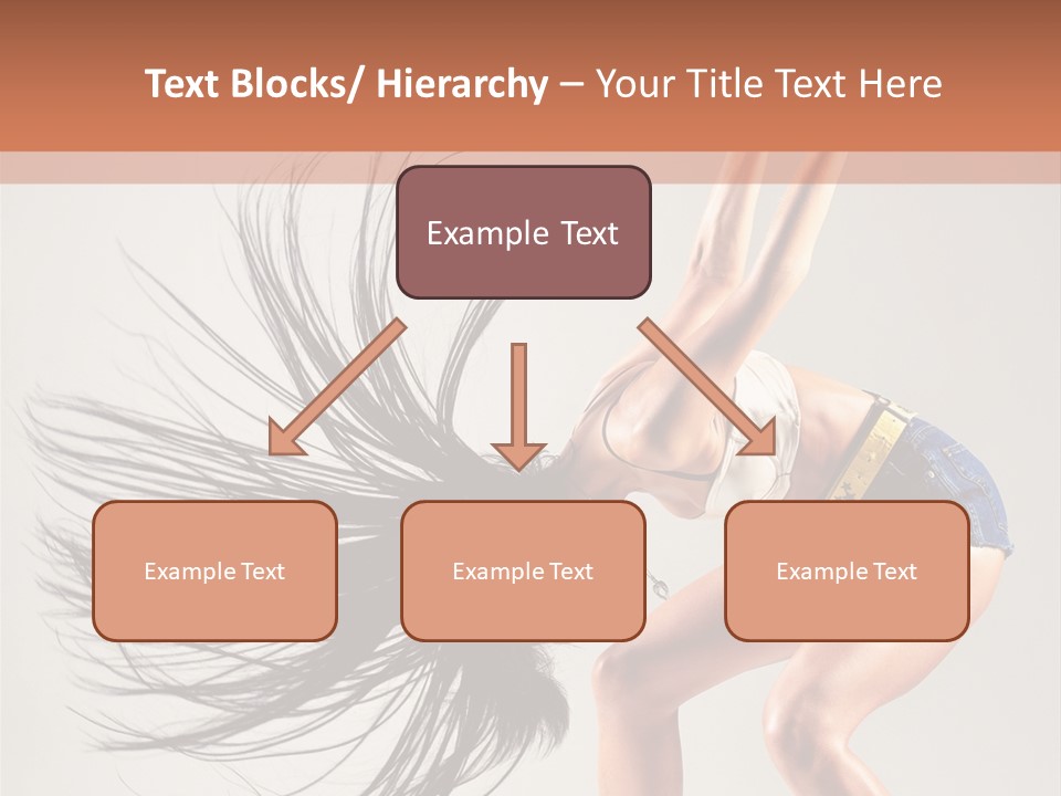 Pose Fashion Figure PowerPoint Template