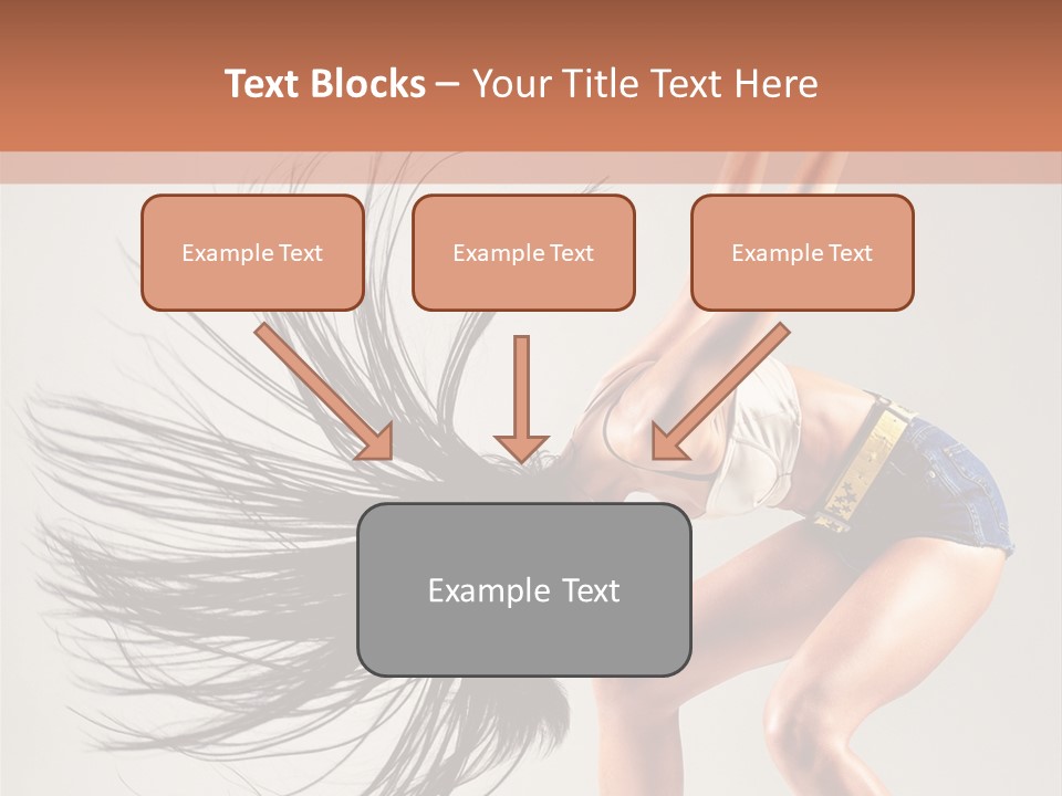 Pose Fashion Figure PowerPoint Template