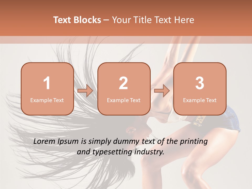 Pose Fashion Figure PowerPoint Template