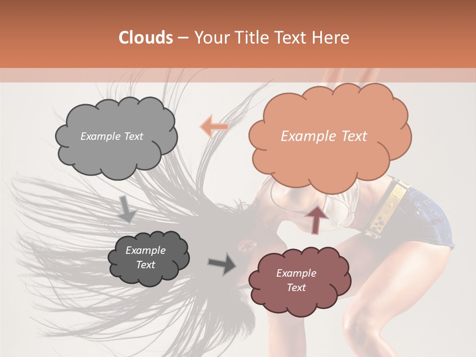 Pose Fashion Figure PowerPoint Template