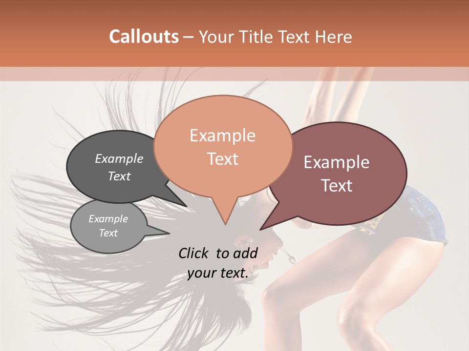 Pose Fashion Figure PowerPoint Template