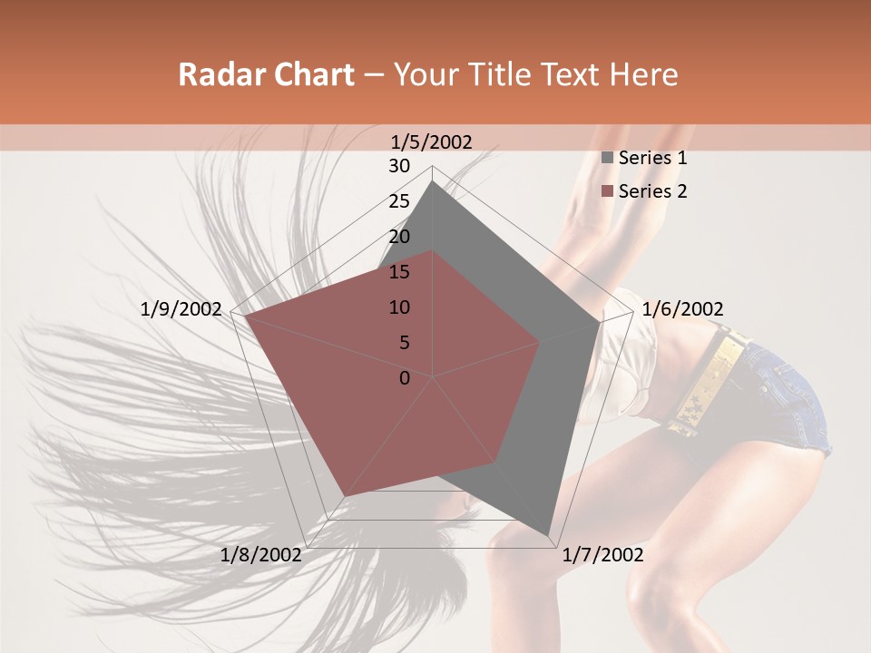 Pose Fashion Figure PowerPoint Template