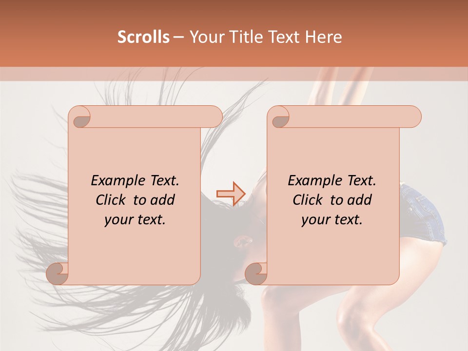 Pose Fashion Figure PowerPoint Template