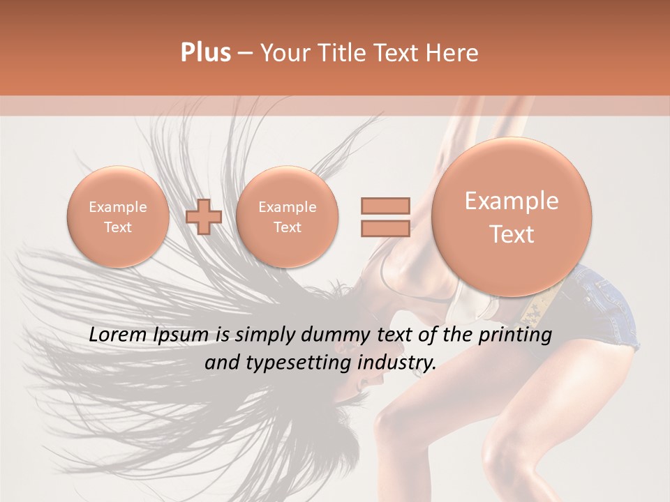 Pose Fashion Figure PowerPoint Template