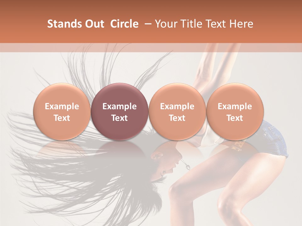 Pose Fashion Figure PowerPoint Template