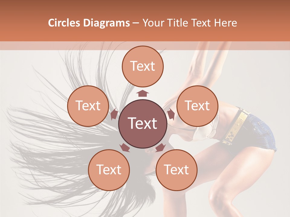 Pose Fashion Figure PowerPoint Template