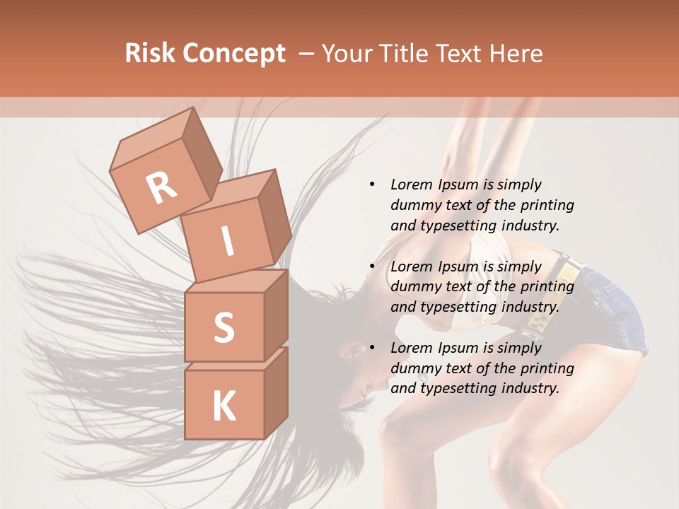 Pose Fashion Figure PowerPoint Template