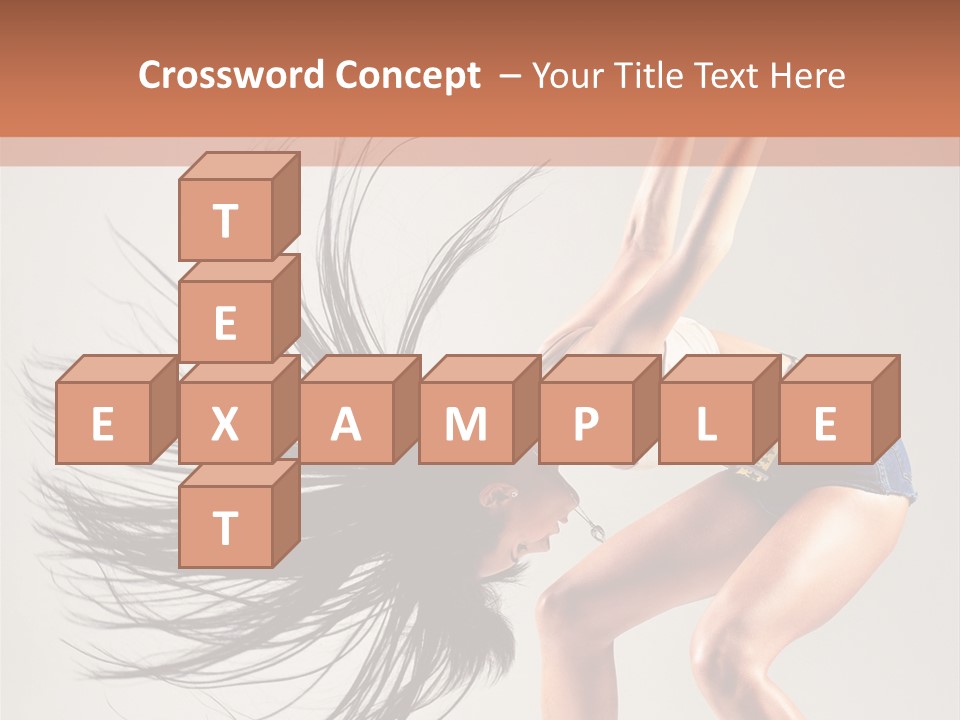 Pose Fashion Figure PowerPoint Template