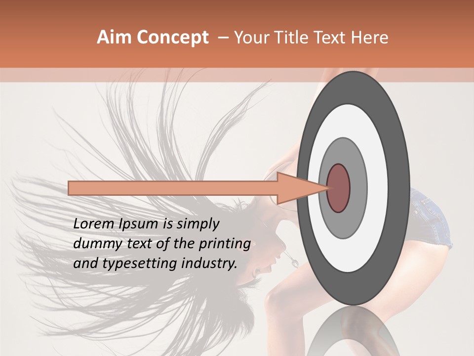 Pose Fashion Figure PowerPoint Template