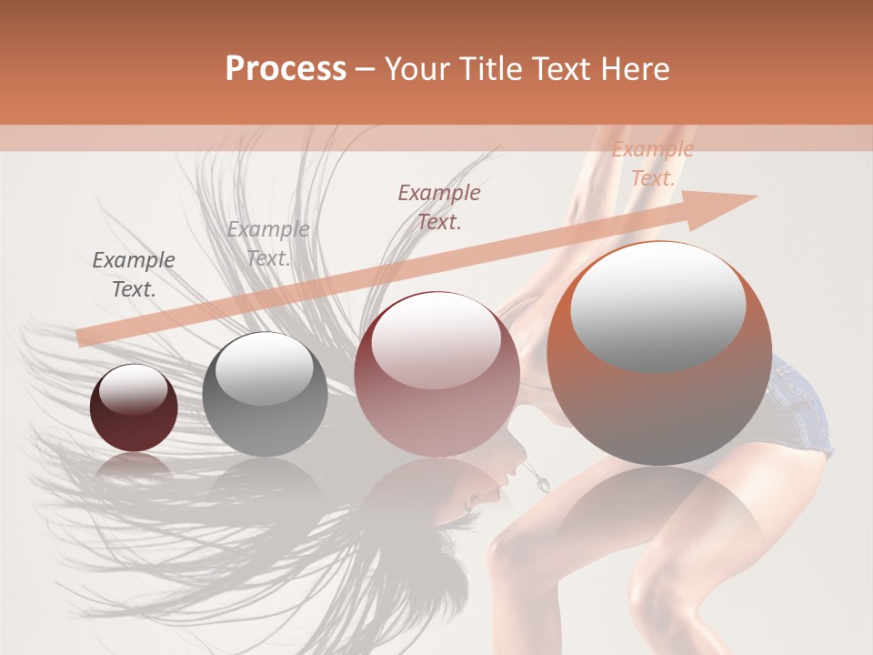 Pose Fashion Figure PowerPoint Template