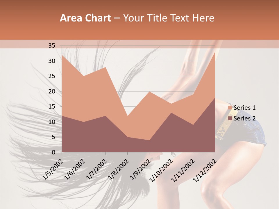 Pose Fashion Figure PowerPoint Template