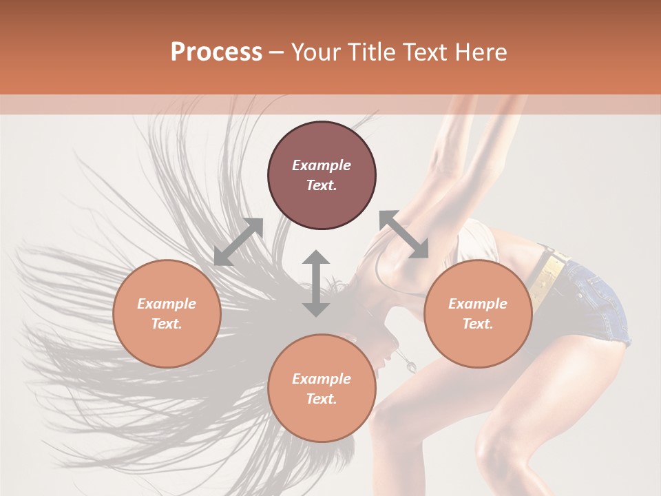 Pose Fashion Figure PowerPoint Template