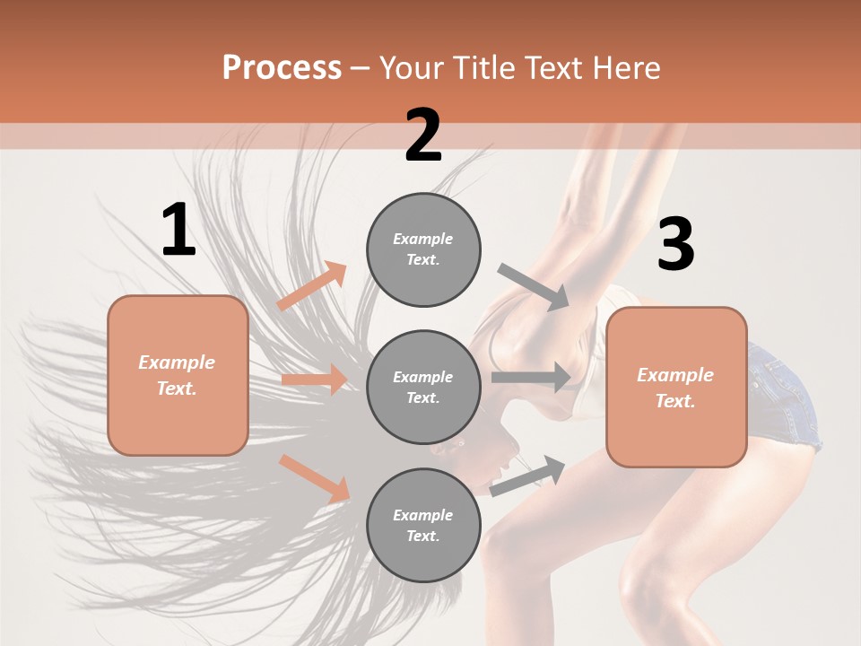 Pose Fashion Figure PowerPoint Template