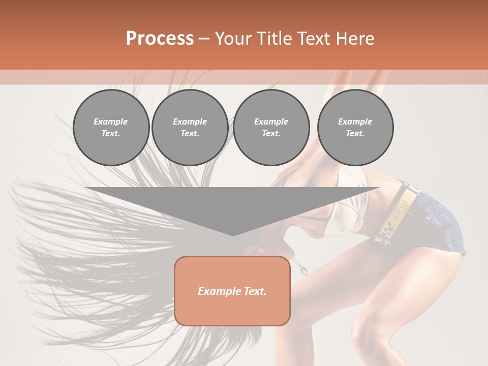 Pose Fashion Figure PowerPoint Template