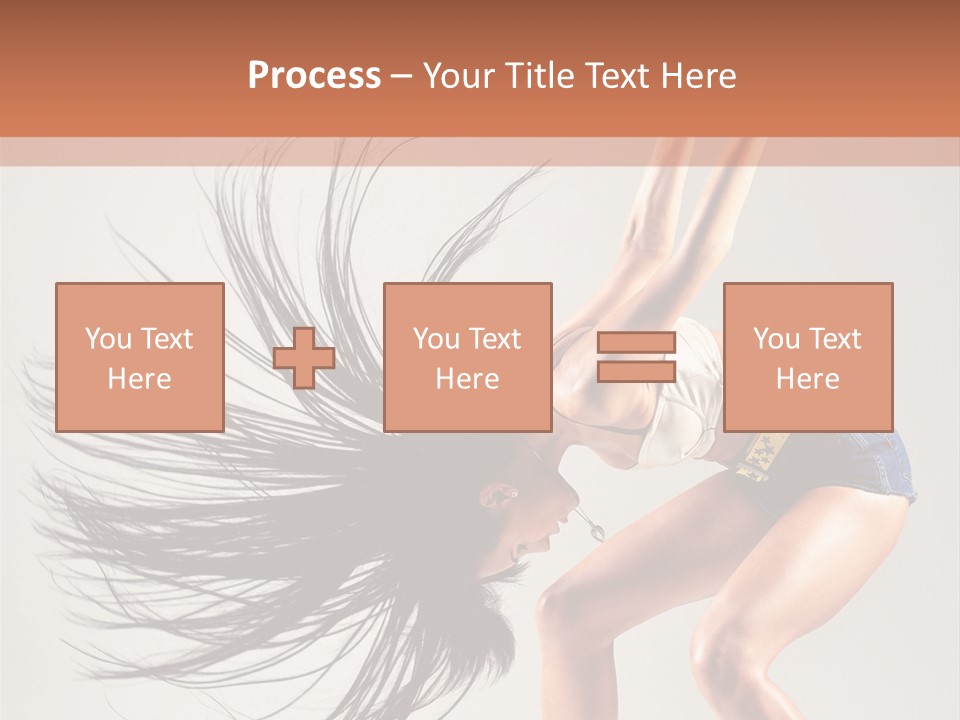 Pose Fashion Figure PowerPoint Template
