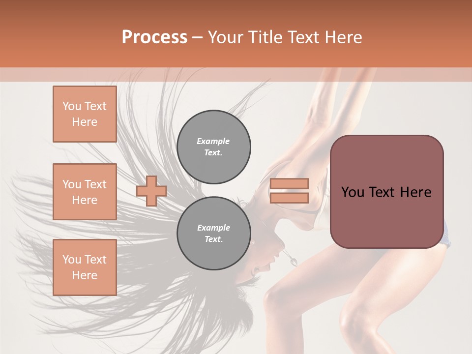 Pose Fashion Figure PowerPoint Template