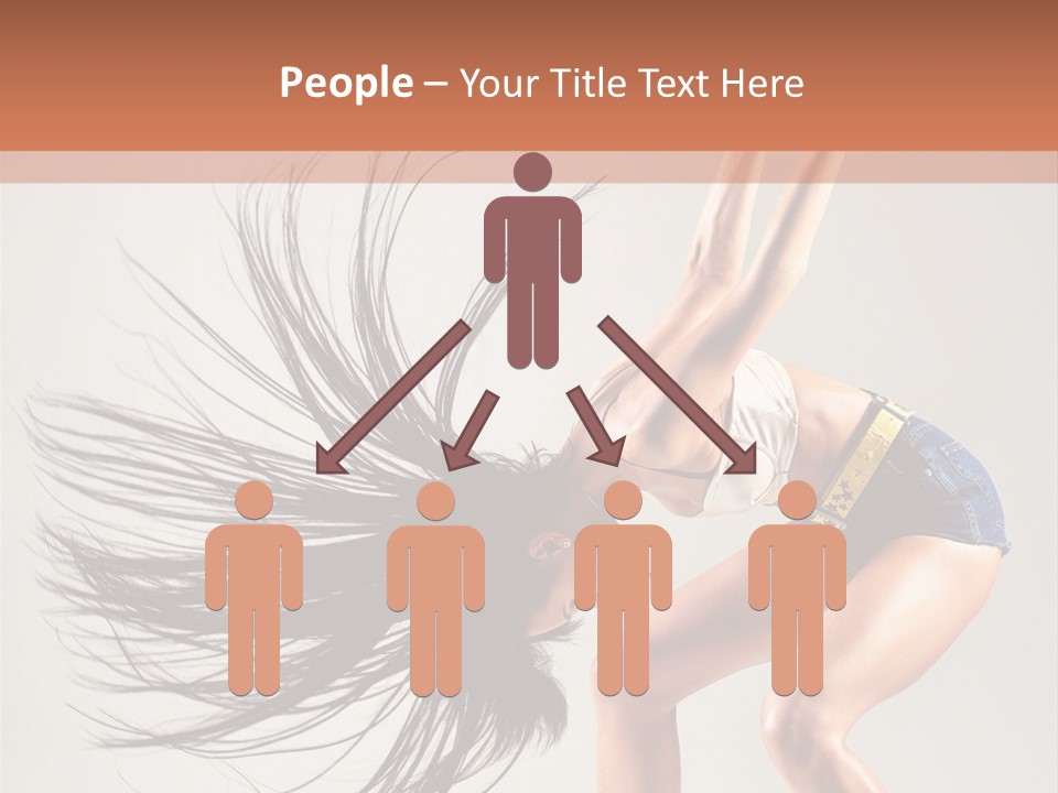 Pose Fashion Figure PowerPoint Template