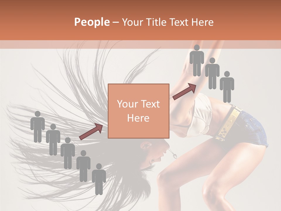 Pose Fashion Figure PowerPoint Template