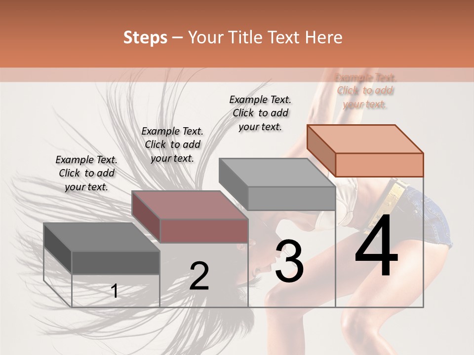 Pose Fashion Figure PowerPoint Template