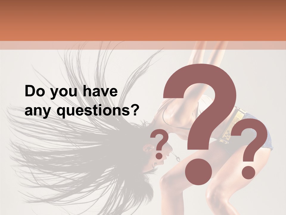 Pose Fashion Figure PowerPoint Template