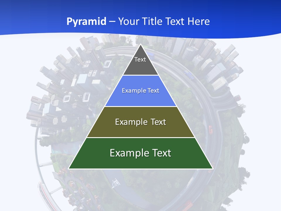 Urban Car Grass PowerPoint Template