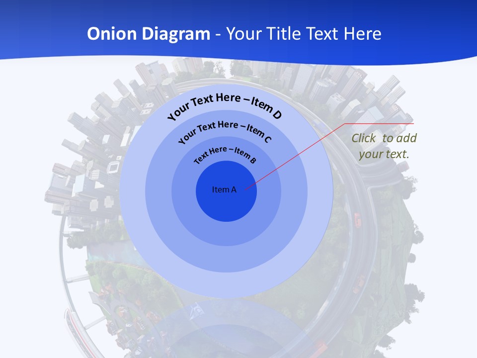 Urban Car Grass PowerPoint Template