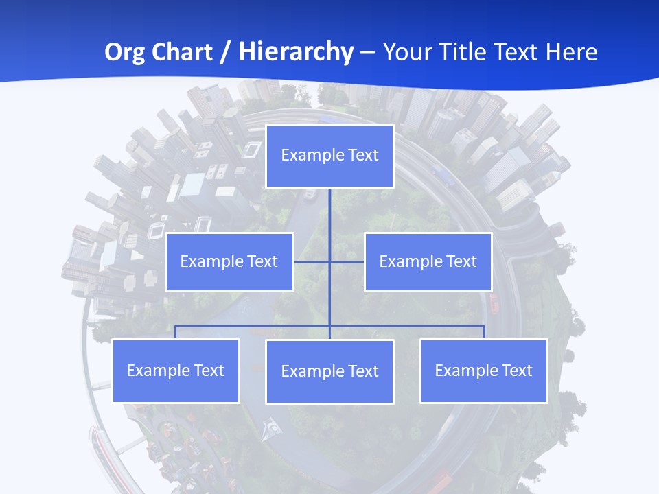 Urban Car Grass PowerPoint Template
