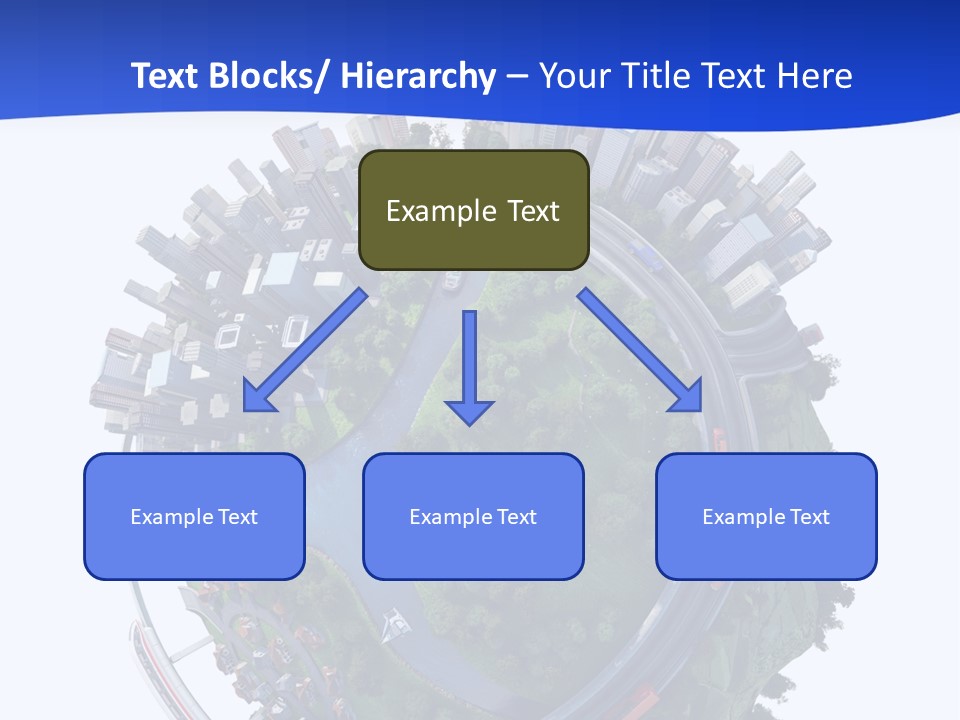 Urban Car Grass PowerPoint Template