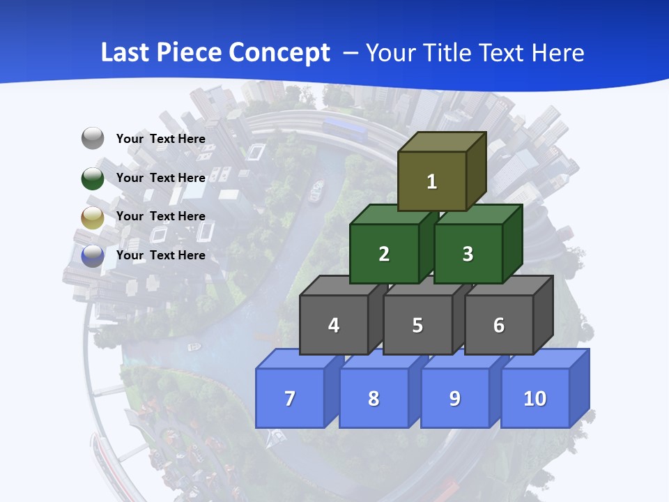 Urban Car Grass PowerPoint Template