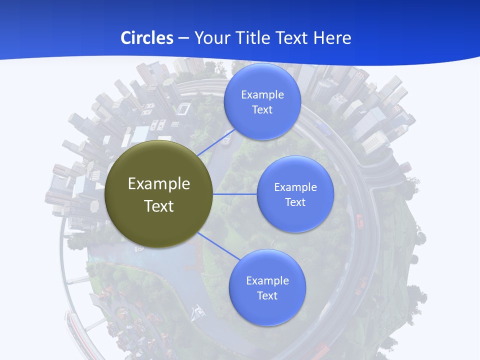 Urban Car Grass PowerPoint Template