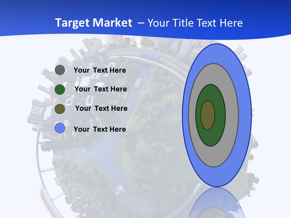 Urban Car Grass PowerPoint Template