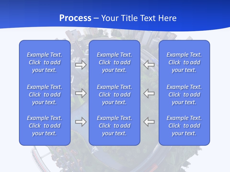 Urban Car Grass PowerPoint Template