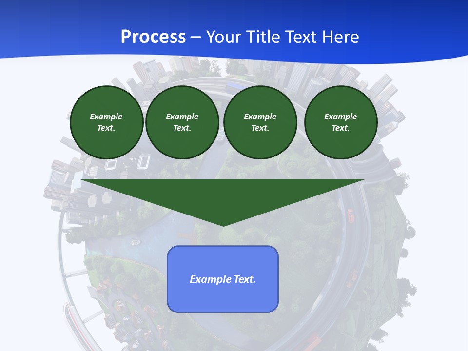 Urban Car Grass PowerPoint Template