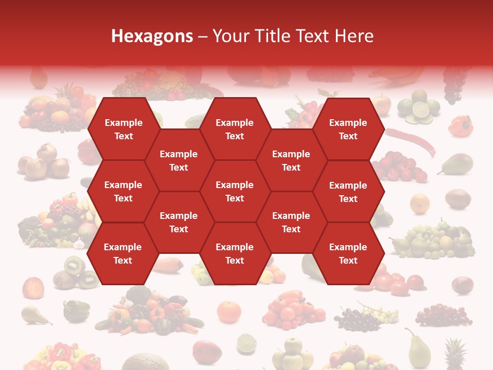 Fruit Banana Pear PowerPoint Template