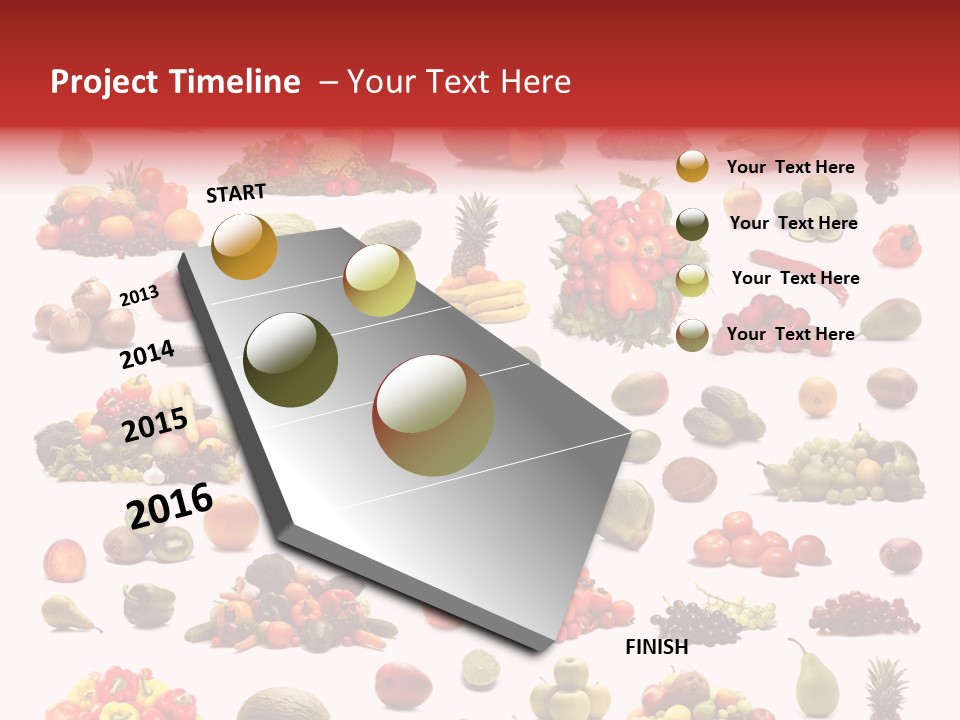 Fruit Banana Pear PowerPoint Template