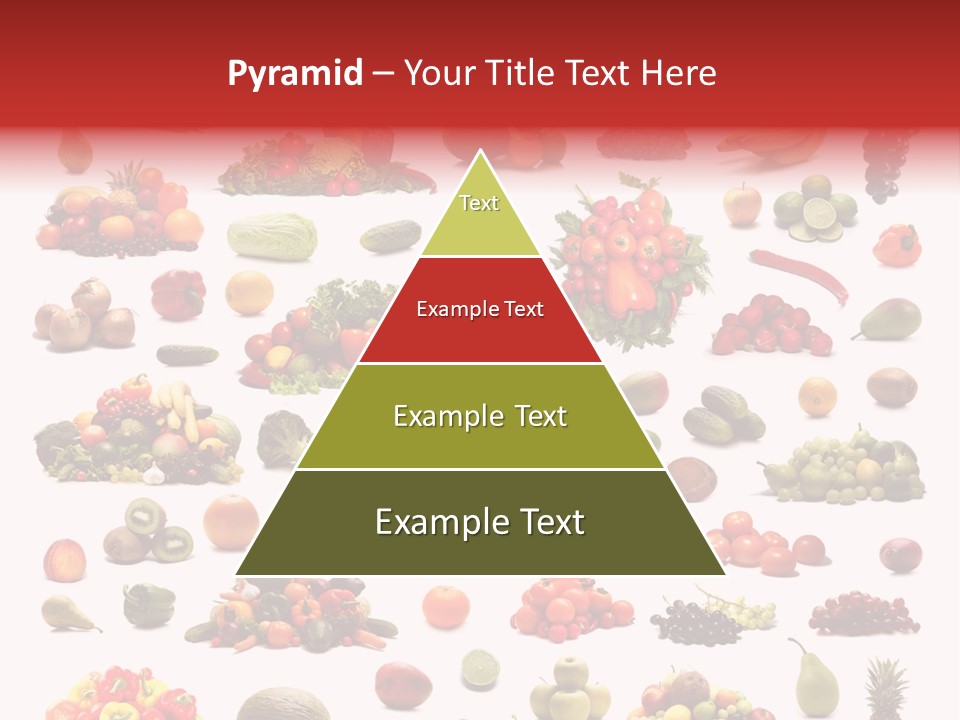 Fruit Banana Pear PowerPoint Template