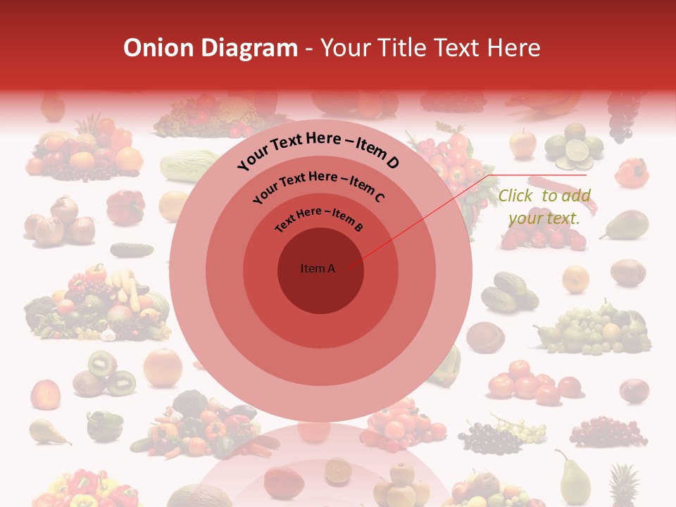 Fruit Banana Pear PowerPoint Template