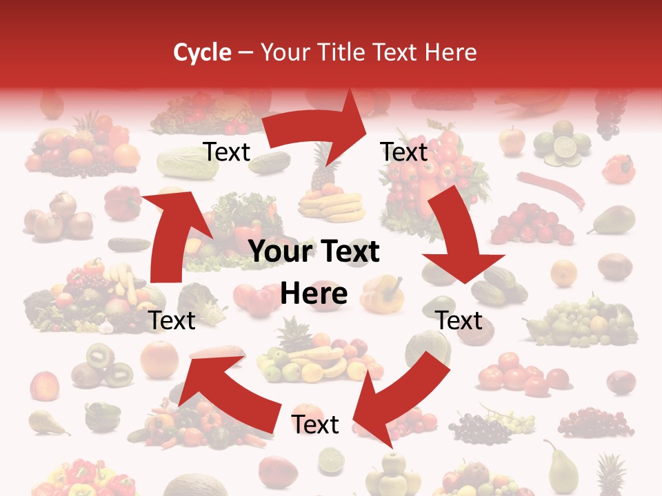 Fruit Banana Pear PowerPoint Template