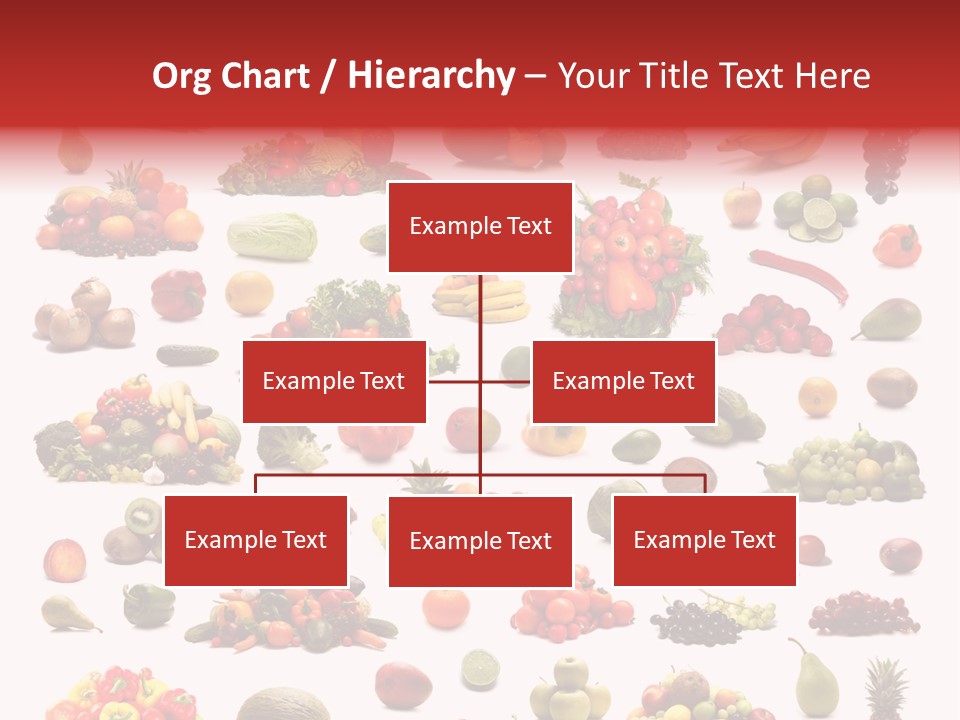 Fruit Banana Pear PowerPoint Template
